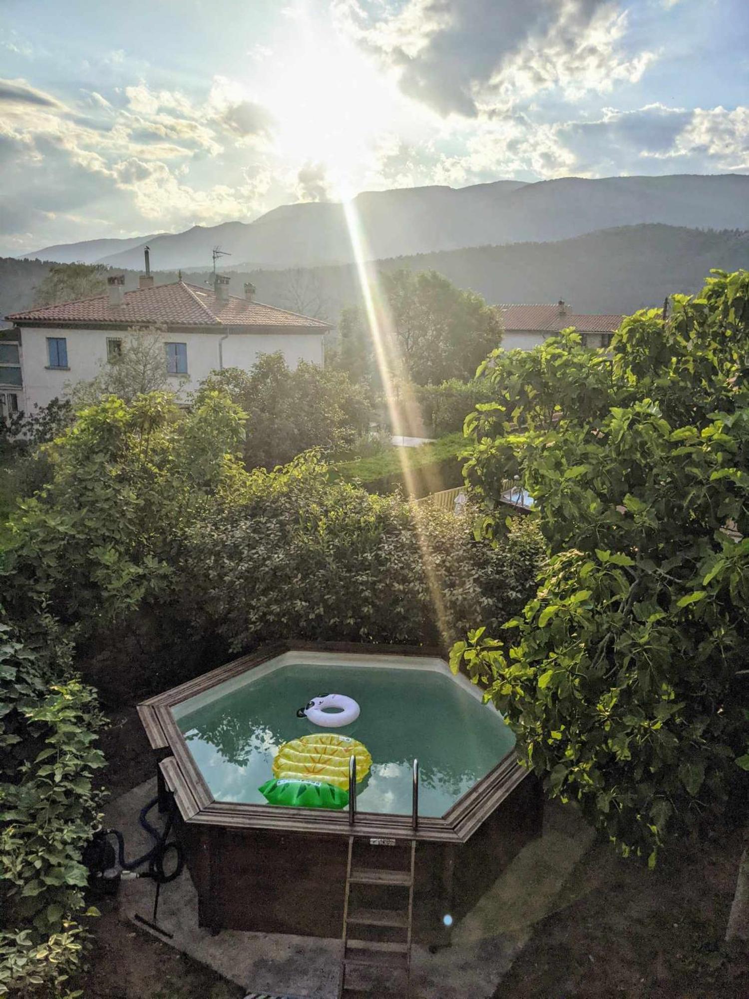 El Sola Spacieux Studio Avec Acces Jardin Et Piscine Corneilla-de-Conflent Eksteriør bilde