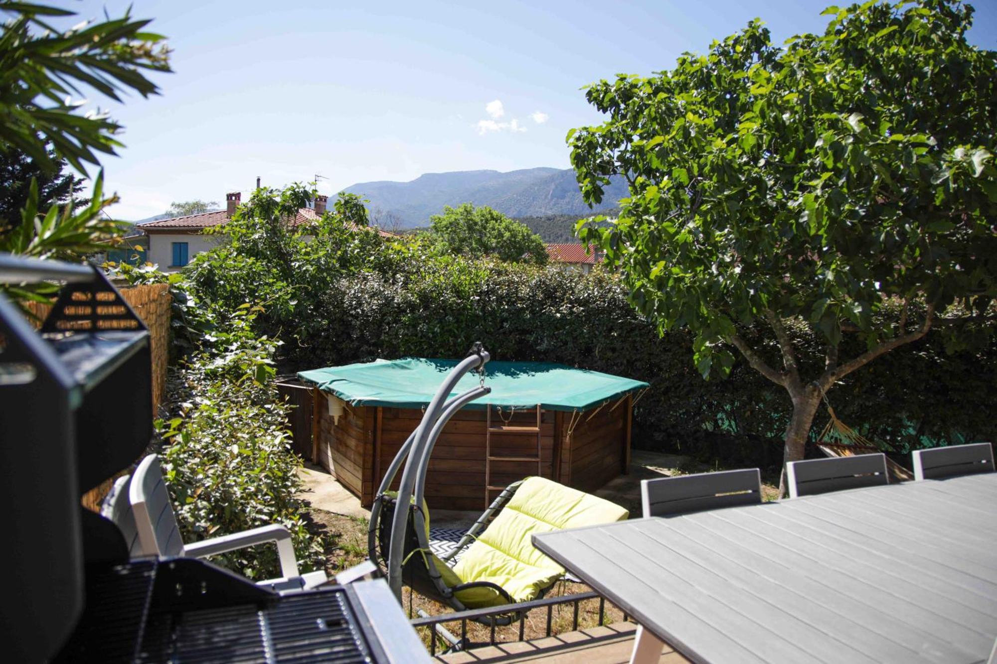El Sola Spacieux Studio Avec Acces Jardin Et Piscine Corneilla-de-Conflent Eksteriør bilde